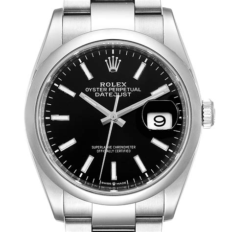 black face rolex datejust|rolex datejust black face 36mm.